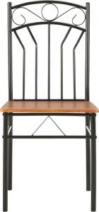 vidaXL Krzesła do jadalni, 4 szt., brązowe, MDF 3