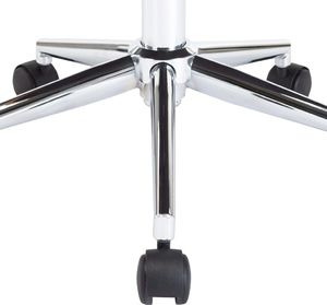 vidaXL Obrotowe krzesło stołowe, białe, gięte drewno i sztuczna skóra 7