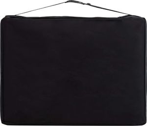 vidaXL Składany stół do masażu, 2 strefy, drewniany, biało-fioletowy 8