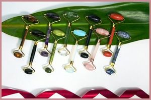 Yeye Roller do masowania twarzy pełen spokoju pozytywnej energii Niebieski Jadeit 6