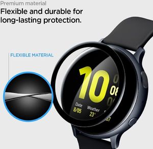 Spigen SZKŁO HYBRYDOWE SPIGEN PROFLEX EZ FIT NA GALAXY WATCH ACTIVE 2 44MM 3