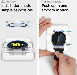 Spigen SZKŁO HYBRYDOWE SPIGEN PROFLEX EZ FIT NA GALAXY WATCH ACTIVE 2 44MM 5