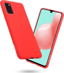 Crong Crong Color Cover etui plecki na Samsung Galaxy A41 (czerwony) 2
