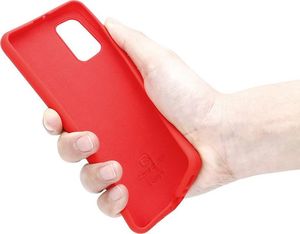 Crong Crong Color Cover etui plecki na Samsung Galaxy A41 (czerwony) 9