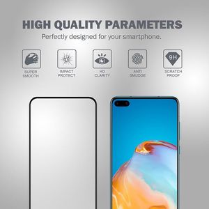 Crong Crong 3D Armour Glass Szkło Hartowane 9H na ekran Huawei P40 + ramka instalacyjna 8