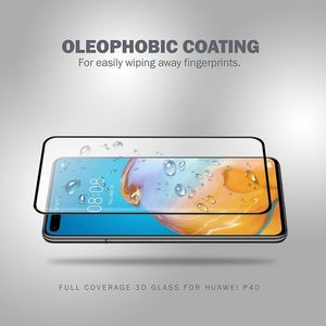 Crong Crong 3D Armour Glass Szkło Hartowane 9H na ekran Huawei P40 + ramka instalacyjna 9
