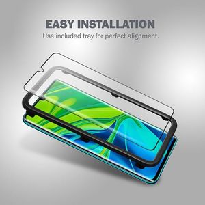 Crong Crong 3D Armour Glass Szkło Hartowane 9H na ekran Xiaomi Mi Note 10 / Note 10 Pro + ramka instalacyjna 2