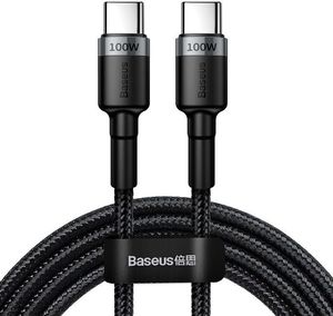 Kabel USB Baseus USB-C - USB-C 2 m Czarno-szary (BSU1006GRYBLK) 1