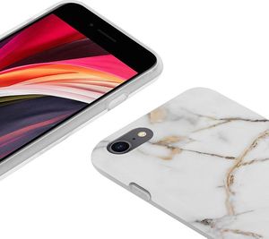 Crong Crong Marble etui ochronne na iPhone SE 2020 / 8 / 7 (biały) 3