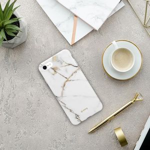Crong Crong Marble etui ochronne na iPhone SE 2020 / 8 / 7 (biały) 7