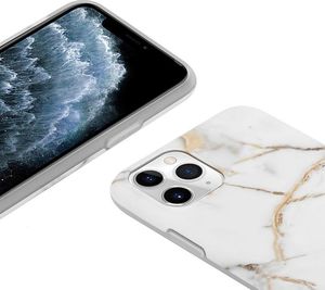 Crong Crong Marble Case etui ochronne na iPhone 11 Pro (biały) 3