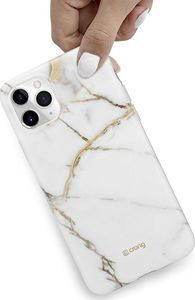 Crong Crong Marble Case etui ochronne na iPhone 11 Pro (biały) 6