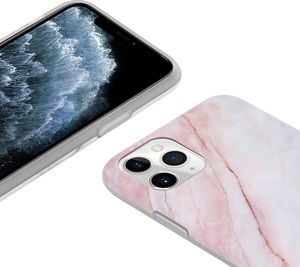 Crong Crong Marble Case etui ochronne na iPhone 11 Pro (różowy) 3