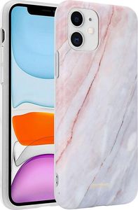 Crong Crong Marble Case etui ochronne na iPhone 11 (różowy) 2