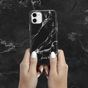 Crong Crong Marble Case etui ochronne na iPhone 11 (czarny) 5