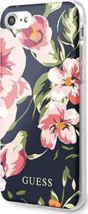 Guess Guess GUHCI8PCUTRFL03 iPhone 7/8/SE 2020 granatowy/navy N3 Flower Collection Shiny uniwersalny 2