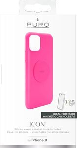 Puro PURO ICON+ Cover etui magnetyczne na iPhone 11 (fluo fuksja) 2