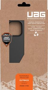 Urban UAG Outback Bio biodegradowalne etui do iPhone 11 PRO czarne 4