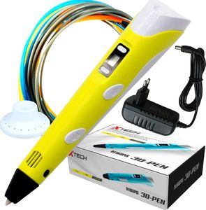 Długopis 3D Eleosklep Drukarka 3D długopis 3D Pen 2 Generacja Plus Wkład 1