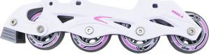 Allright Łyżwy figurowe 2w1 Max Power biało-różowe r. 40-43 (SKŁFMSMP43) 4