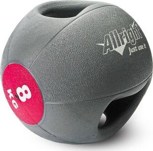 Allright PIŁKA LEKARSKA 8KG Z UCHWYTAMI 2
