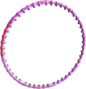 Allright Hula Hop Hoop 90cm z masażem różowe (FE05012) 1