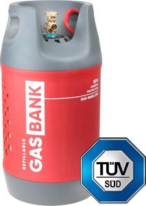 GasBank GasBank SINGLE 11 kg - lekka butla na LPG do samodzielnego napełniania uniwersalny 1