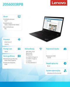 Laptop Lenovo ThinkPad T15 G1 (20S6003RPB) 5