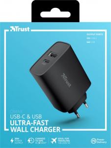 Ładowarka Trust Qmax Ultra-Fast 1x USB-A 1x USB-C 3 A (23558) 7