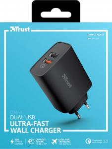 Ładowarka Trust Qmax Ultra-Fast 2x USB-A 3 A (23559) 7