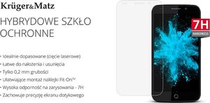Kruger&Matz Hartowane szkło Kruger Matz 9H do LIVE 7 5