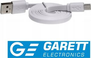 Kabel USB Garett GARETT PŁASKI KABEL USB-MICROUSB SZYBKIE ŁADOWANIE 1