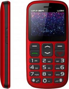 Telefon komórkowy WinnerGroup WG8 Czarno-czerwony 5