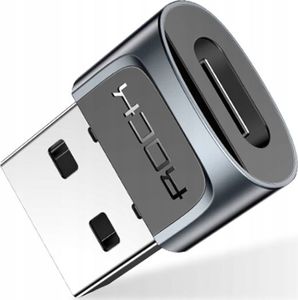 Adapter USB Rock Adapter ROCK Przejściówka USB-C typ C do USB-A 1