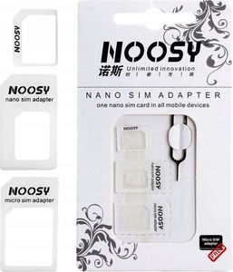 NOOSY ADAPTERY NOOSY adapter karta SIM MICROSIM NANOSIM 1