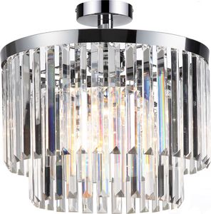 Lampa sufitowa Light Prestige Przezroczysta lampa podsufitowa do sypialni Light Prestige Vetro LP-2910/4C 1