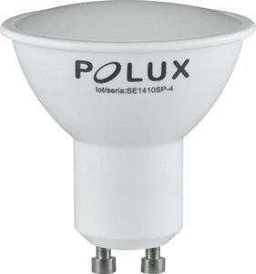 Polux Mlecznobiała żarówka GU10 3,8W zimna Polux ledowa 303240 1