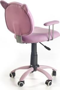 Krzesło biurowe Halmar Kitty Różowe 2