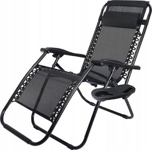 Eleosklep Leżak krzesło fotel plażowy ogrodowy składany 1