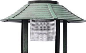 vidaXL Basenik/karmnik dla ptaków z lampą solarną 3