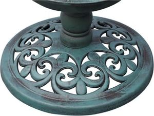 vidaXL Basenik/karmnik dla ptaków z lampą solarną 5