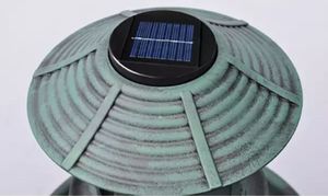 vidaXL Basenik/karmnik dla ptaków z lampą solarną 6