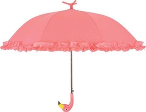 Esschert Design Esschert Design Parasolka z falbaną Flamingo, 98 cm, różowa, TP203 1