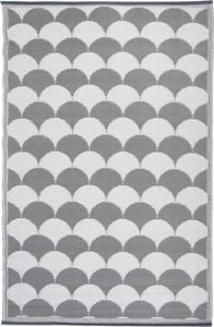 Esschert Design Dywan zewnętrzny, 180x121 cm, szaro-biały, (421300) 1