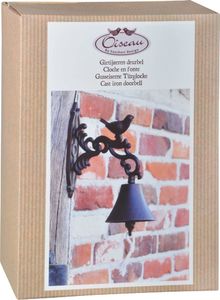 Esschert Design Esschert Design Dzwonek do drzwi, brązowy, żeliwny, BR22 2