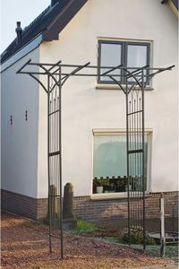 Nature Nature Łuk ogrodowy, metalowy, 114 x 66 x 232 cm, czarny 2