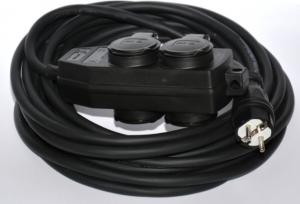 Hilark przedłużacz wzmocniony rozgałęźnik 5m H05VV-F 3x2,5 (918301214a/5/M) 2