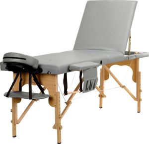 Bodyfit Stół, łóżko do masażu 3-segmentowe drewniane uniwersalny 1