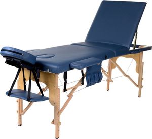 Bodyfit Stół, łóżko do masażu 3-segmentowe drewniane uniwersalny 1