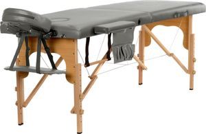 Bodyfit Stół, łóżko do masażu 2-segmentowe drewniane uniwersalny (2236) 1
